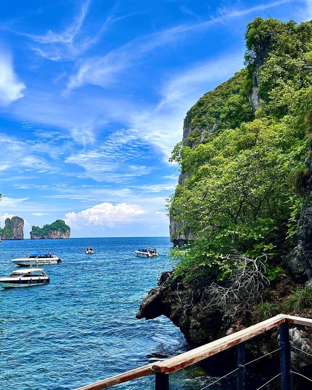 thailand, sea, island, boat, swimming, nature