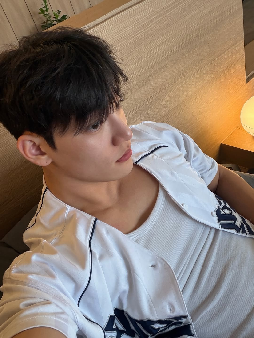 Photo by 임득균 on February 12, 2026. May be an image of one or more people, hair, top and text.