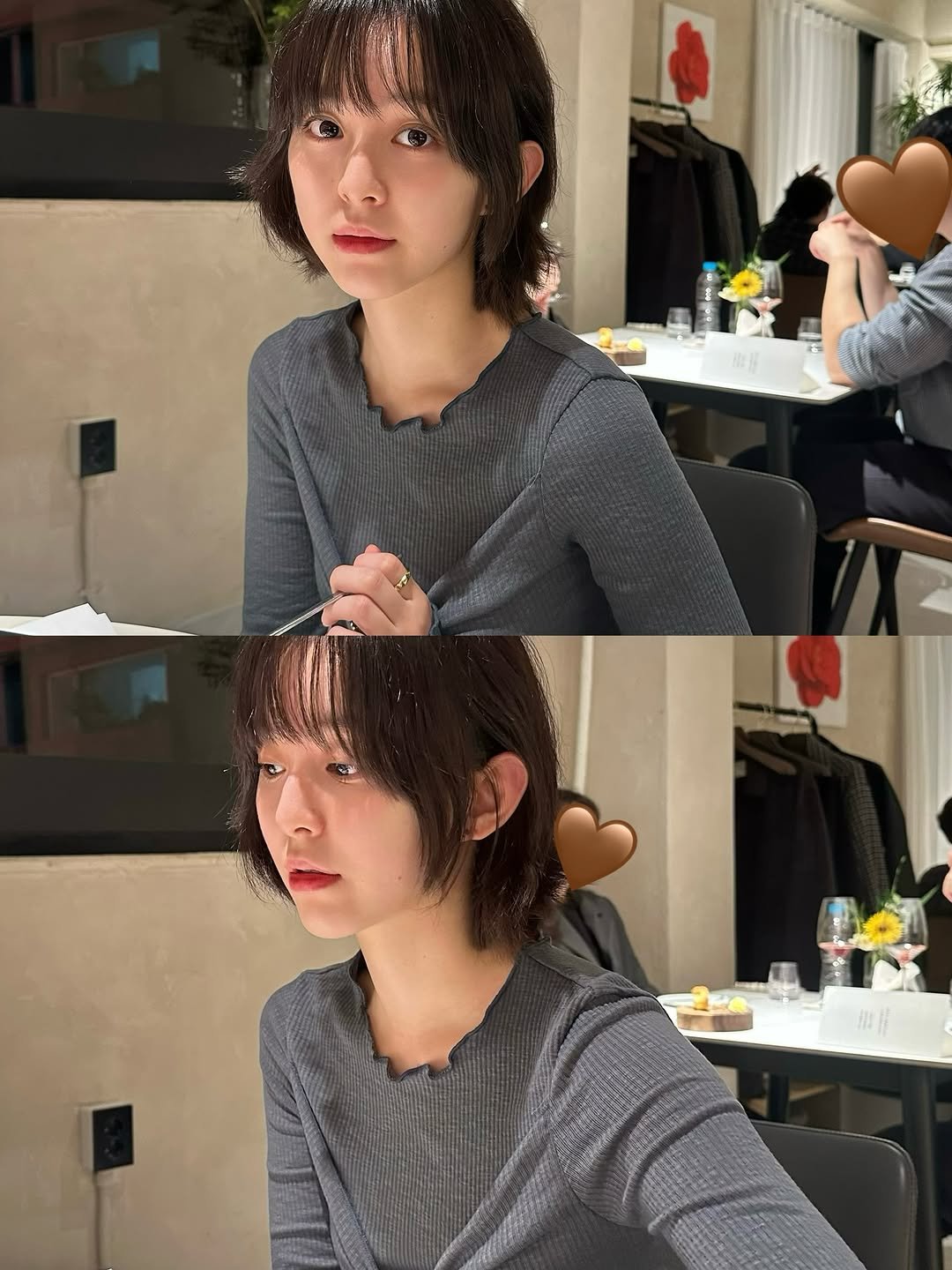 Photo by 박지후 on November 03, 2025. May be an image of one or more people, hair and text.