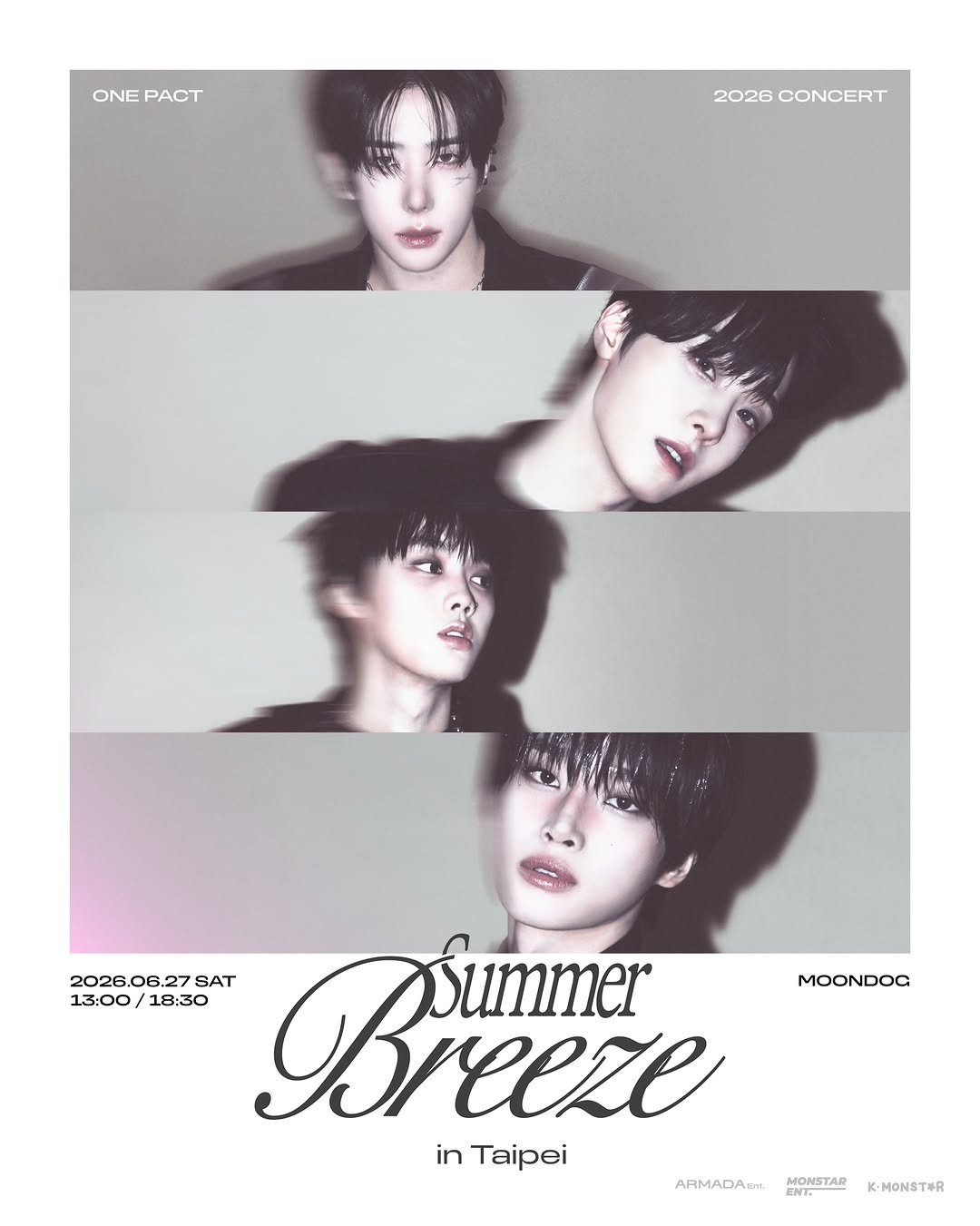 0nepact 게시물 이미지: ONE PACT : SUMMER BREEZE in Taipei

공연일시｜2026년...