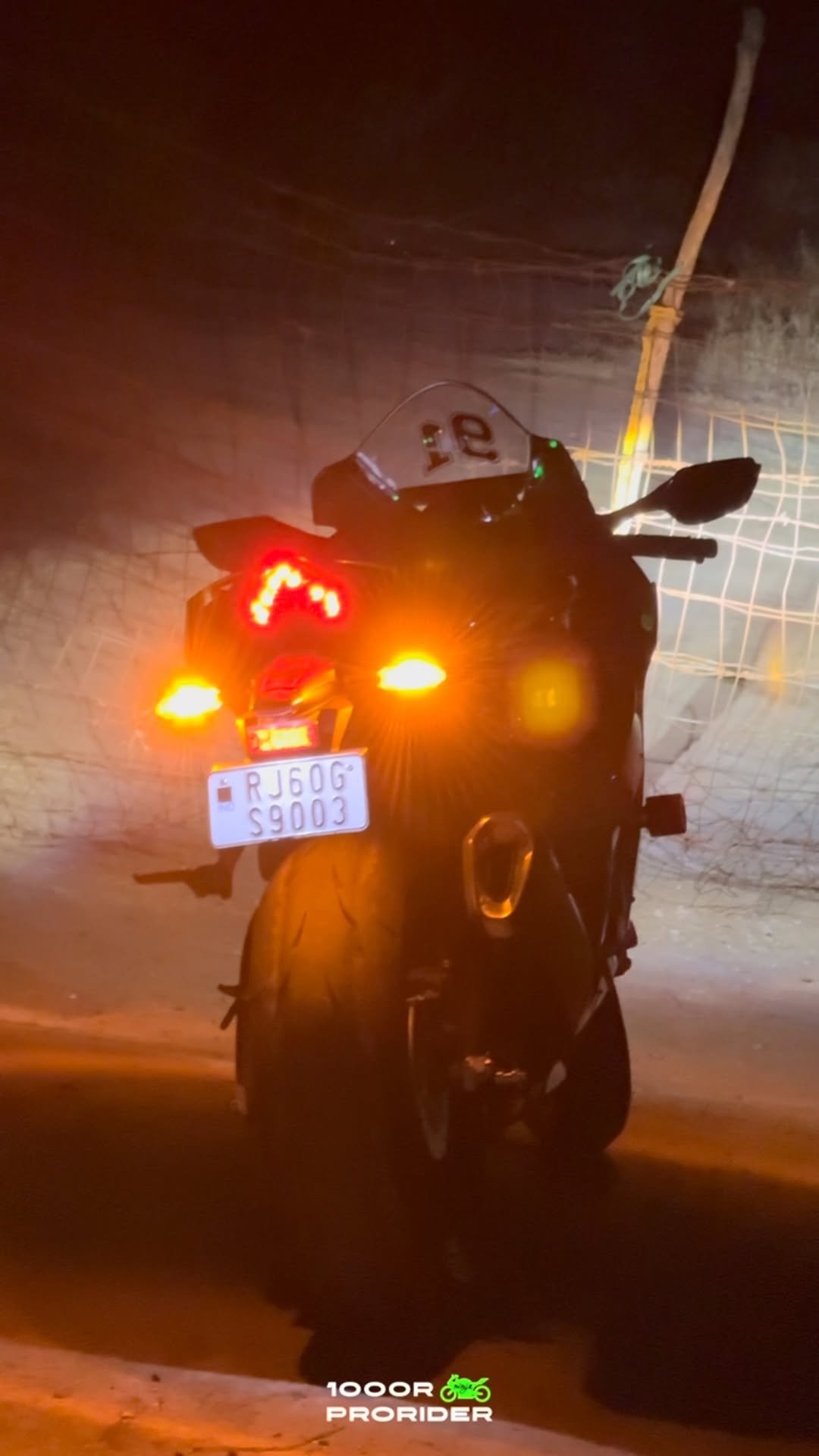 1000r_prorider 게시물 이미지: zx10r night sound #zx10r #ridewithkanhaiya...