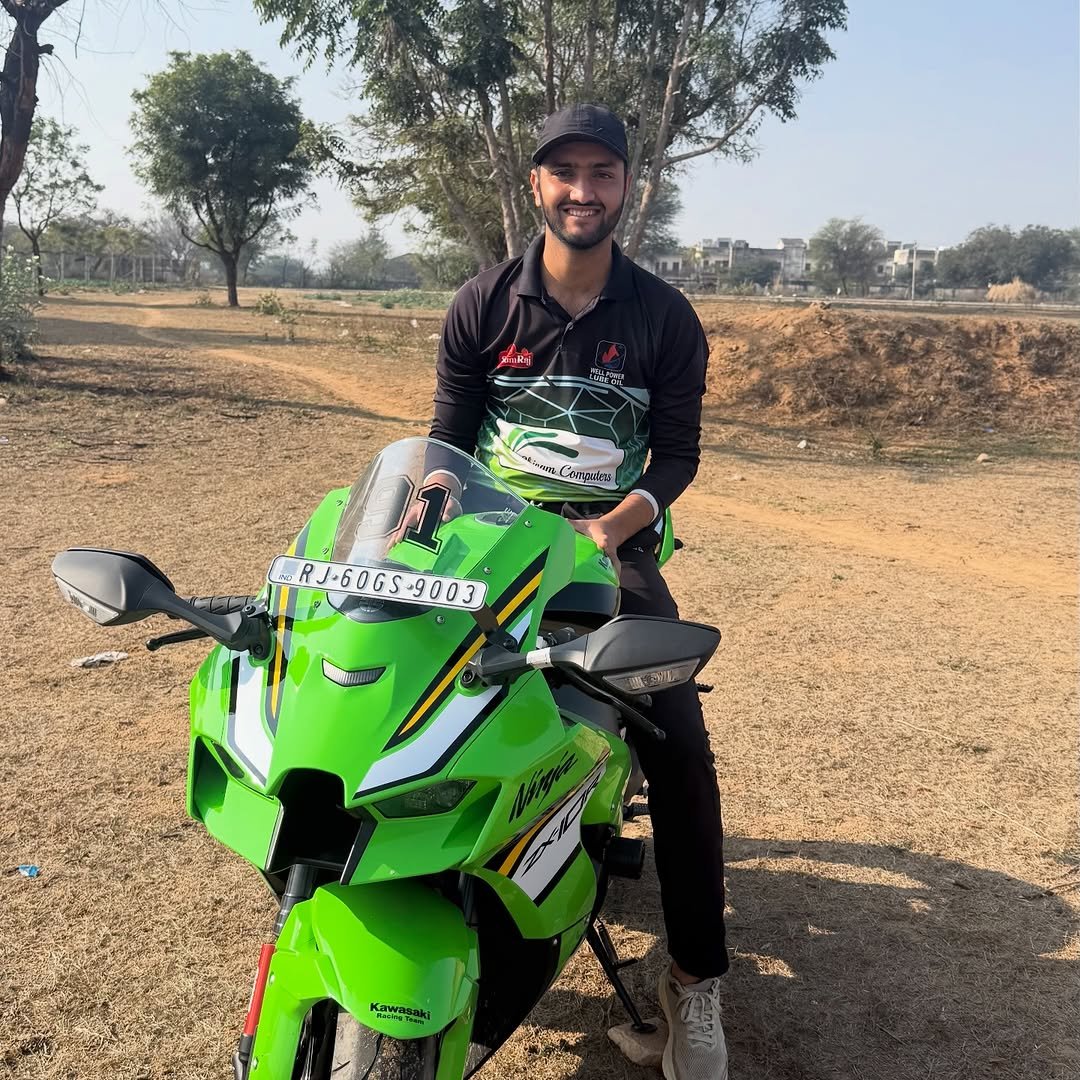 Photo by KANHAIYA SHARMA on February 26, 2026. May be an image of racing vehicles, motorcycle, helmet and text.