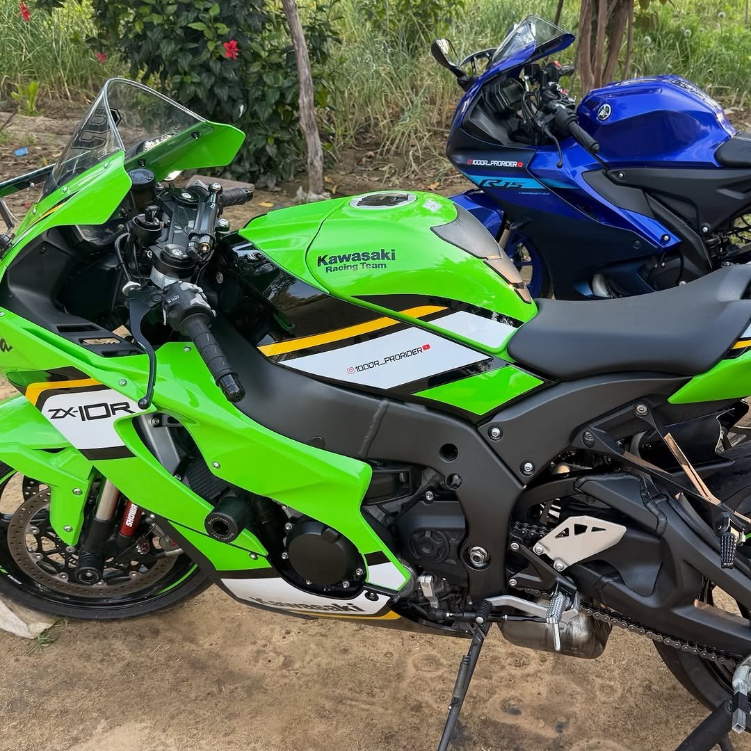 Photo by KANHAIYA SHARMA in Jaipur, Rajasthan. May be an image of dirt bike, motorcycle and text.