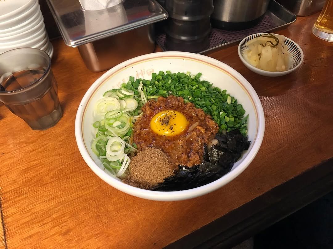 Photo by kimyoung on January 10, 2026. May be an image of ramen, poached egg, noodles and text.