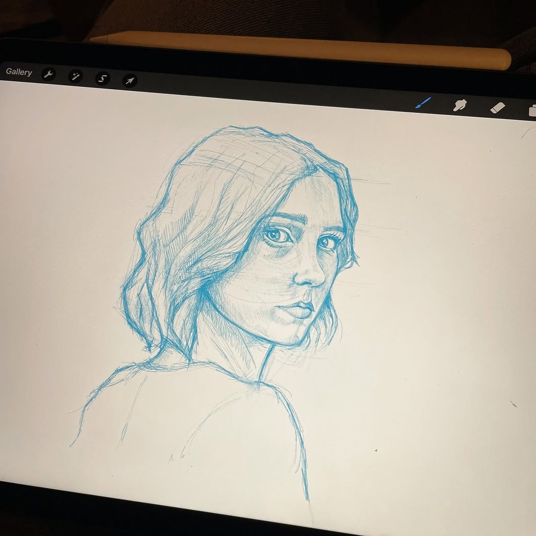 1577 게시물 이미지: Sketching when I should be writing.