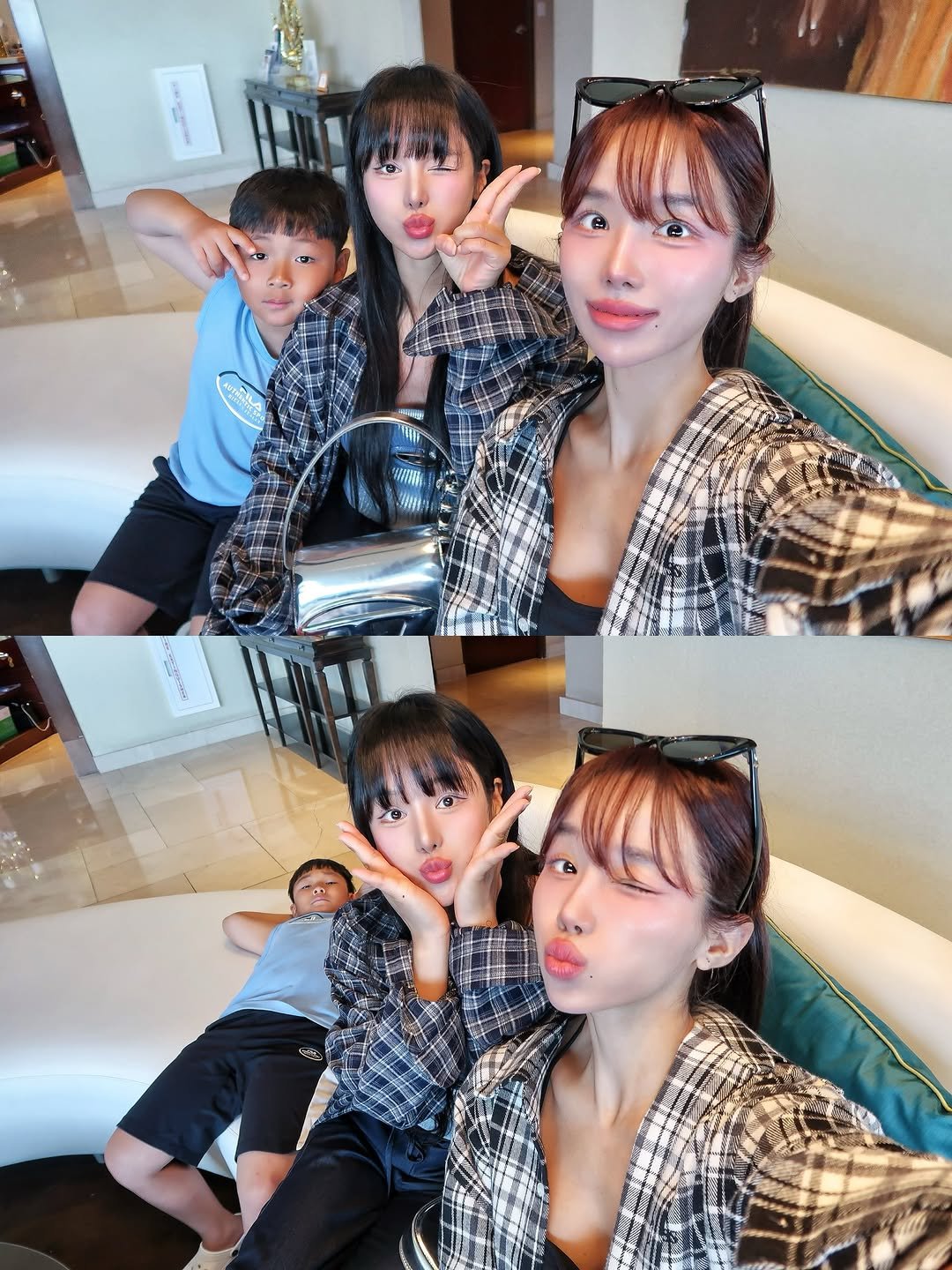 157cm_fitgirl 게시물 이미지: 20장 꽉꽉 채운 쌍둥이 #괌 여행 사진🌴🏝️🐬☀️
조카데리구 셋이서만 떠난 건...