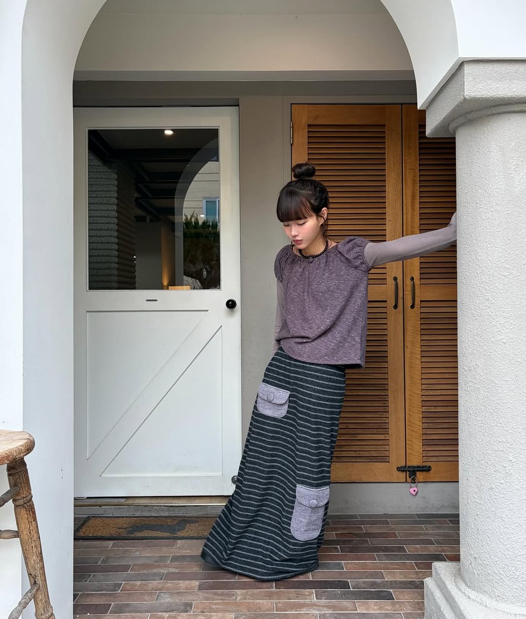 Photo shared by 지연 on November 29, 2025 tagging @expiredgirl_. May be an image of sarong and text.