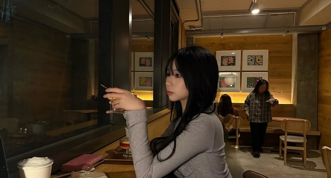 Photo by 냐린 on November 12, 2025. May be an image of drink and text.