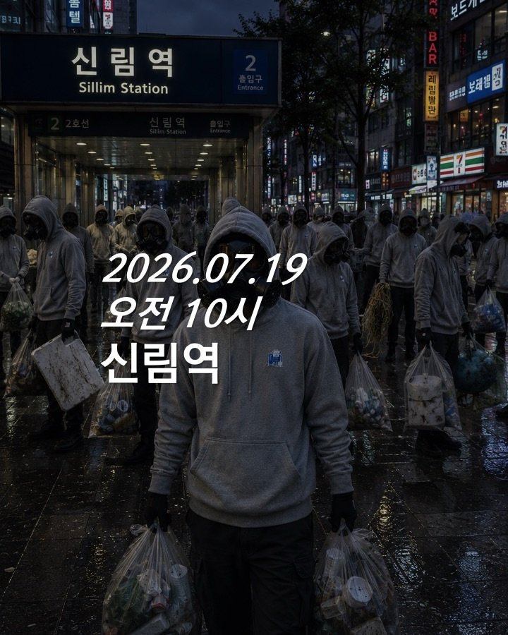 1trash1follow 게시물 이미지: 꾸준히 제보가 들어오는 지역, 신림
갈때마다 길은 너무나도 더러웠고

이번에 가도...