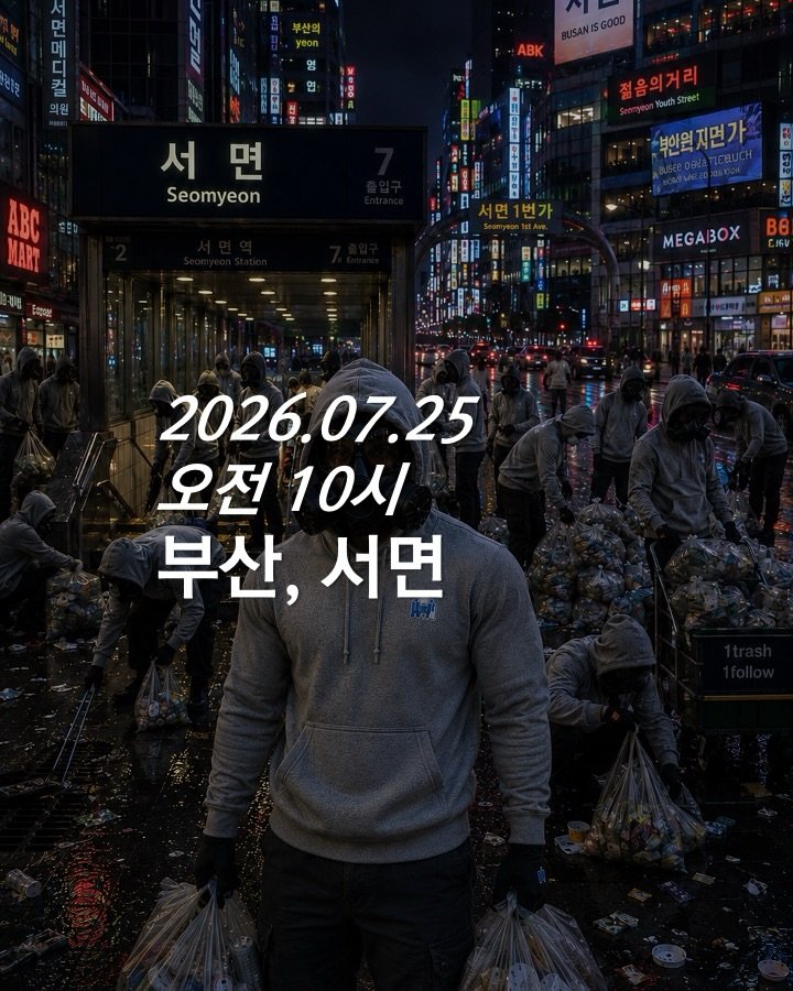 1trash1follow 게시물 이미지: 부산, 갑니다.

부산 동료들에게 꾸준히 제보가 들어오는 지역,
부산...