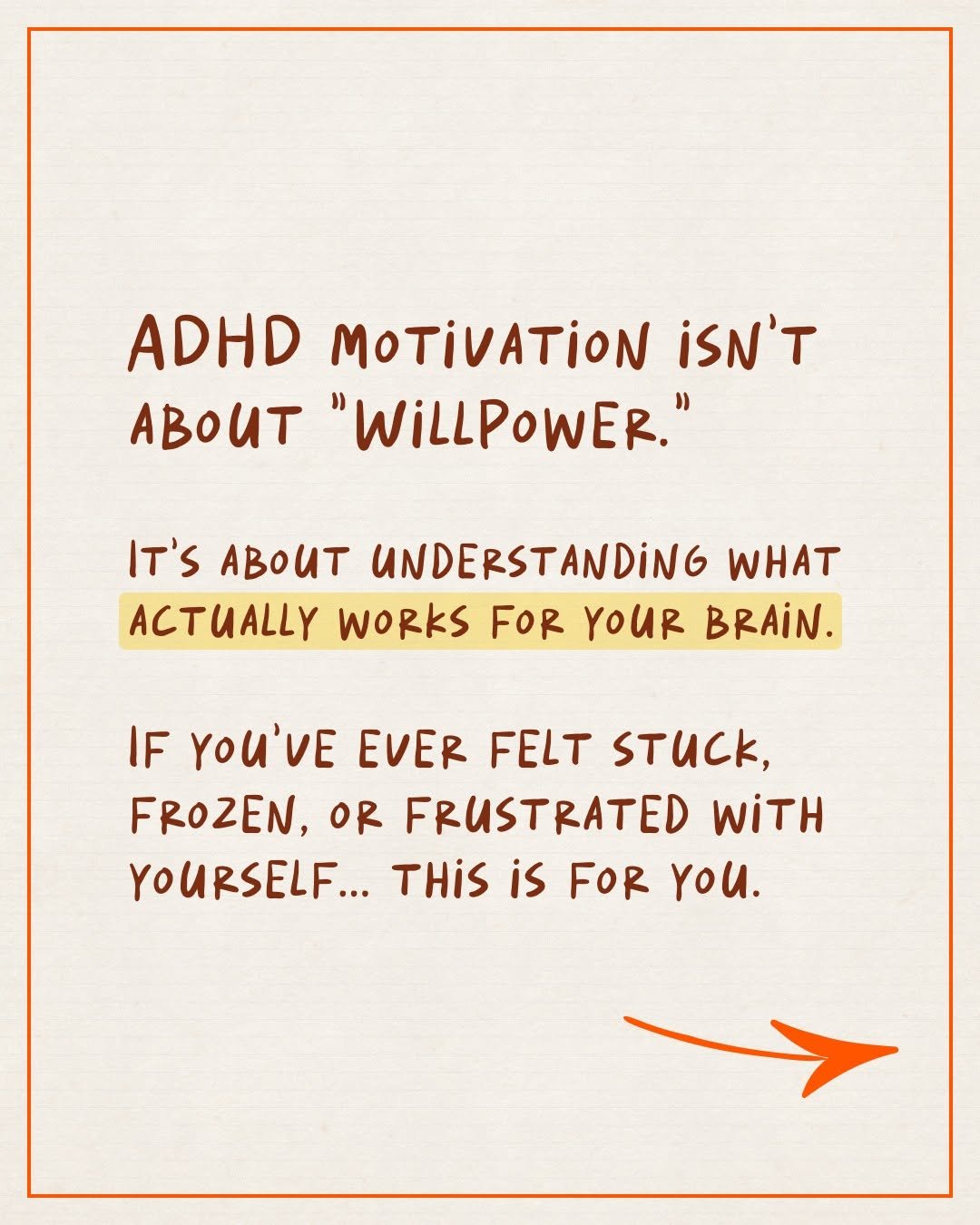 219 게시물 이미지: ADHD motivation isn’t about willpower.

It’s...