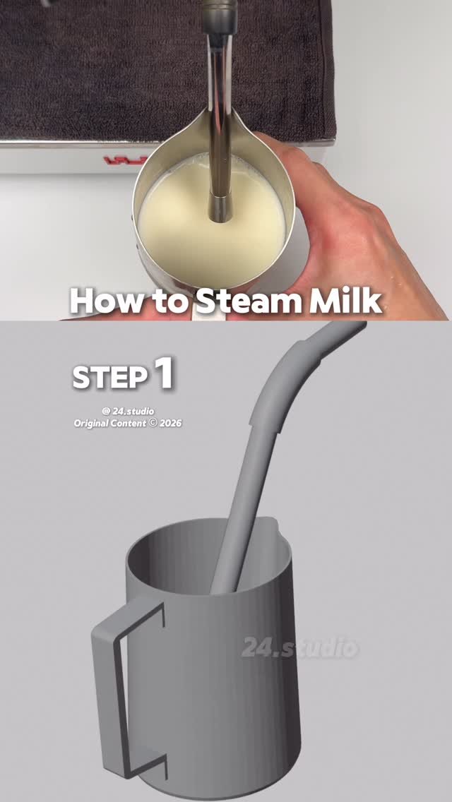 24.studio__ 게시물 이미지: 6 Steps to Steam Milk

Does your latte art...