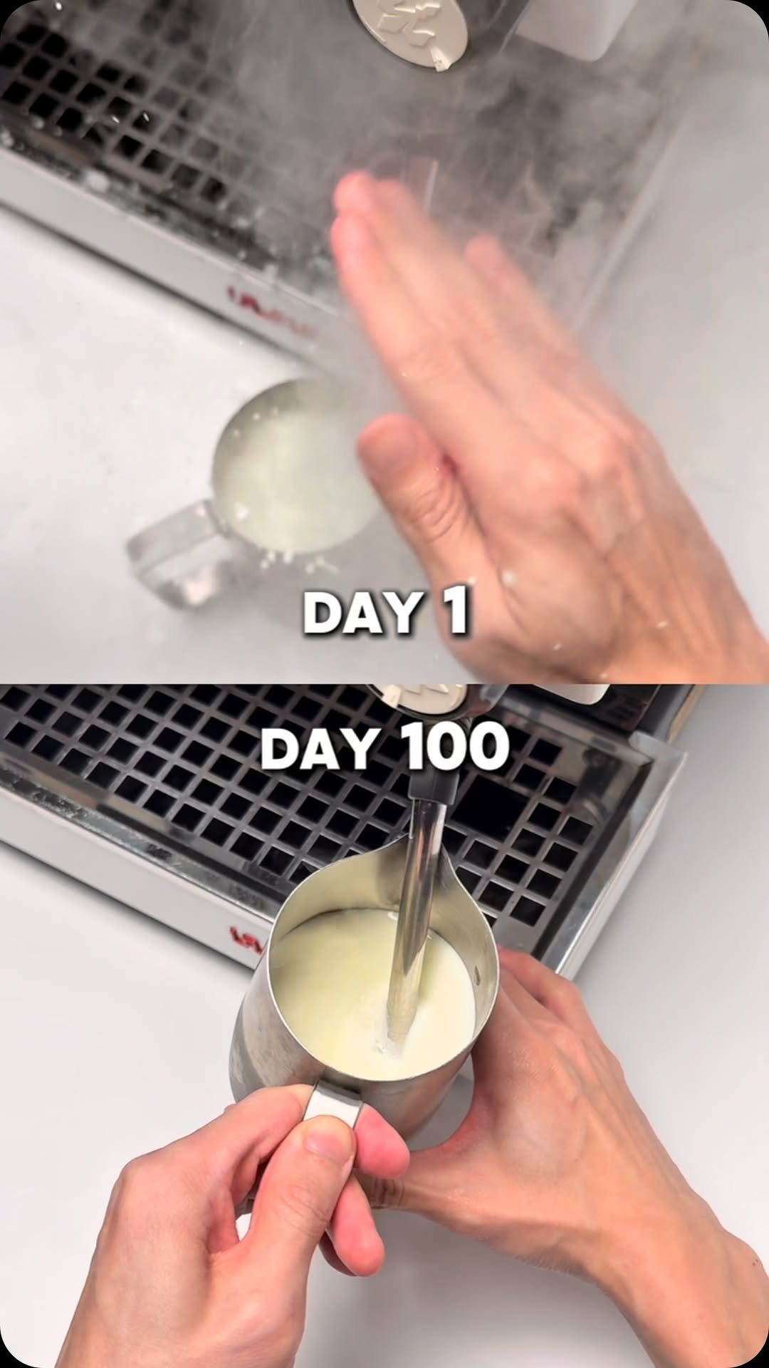 24.studio__ 게시물 이미지: Tag your friend from Day 1 of latte art.

Can...