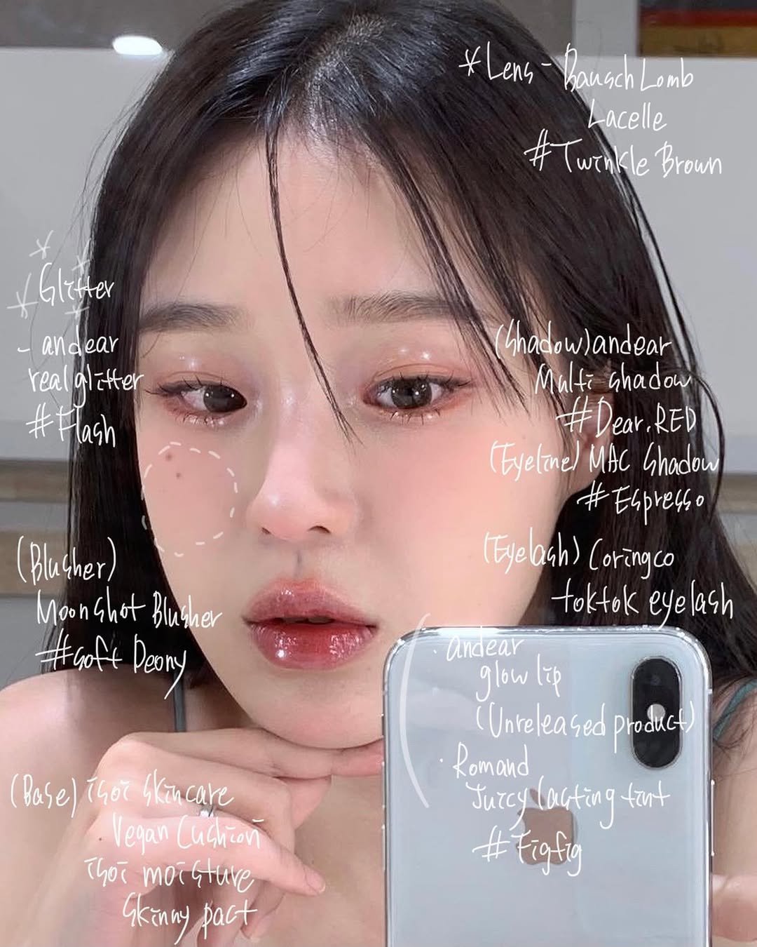 Photo shared by 메이크업아티스트 이별미 on June 24, 2022 tagging @moonshot_korea, @isoi_official, @romandyou, @renu_kr_official, @maccosmeticskorea, and @andear.official.