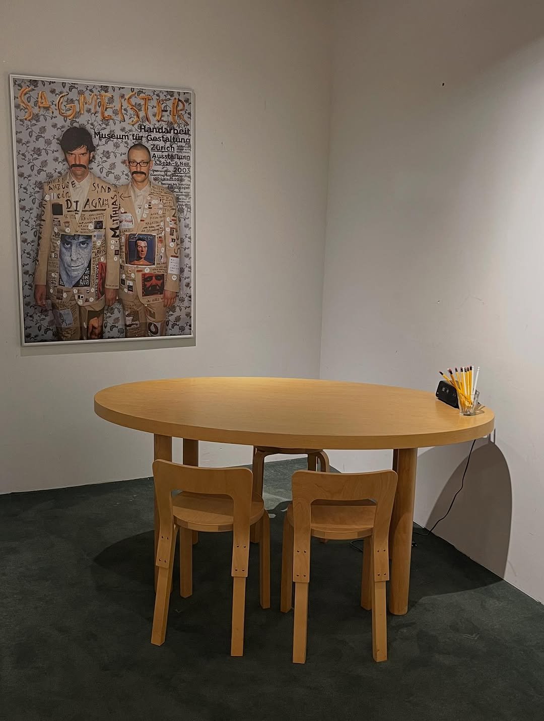 Photo by 2UC inc. on August 20, 2025. May be an image of 2 people, table, dining table and text.