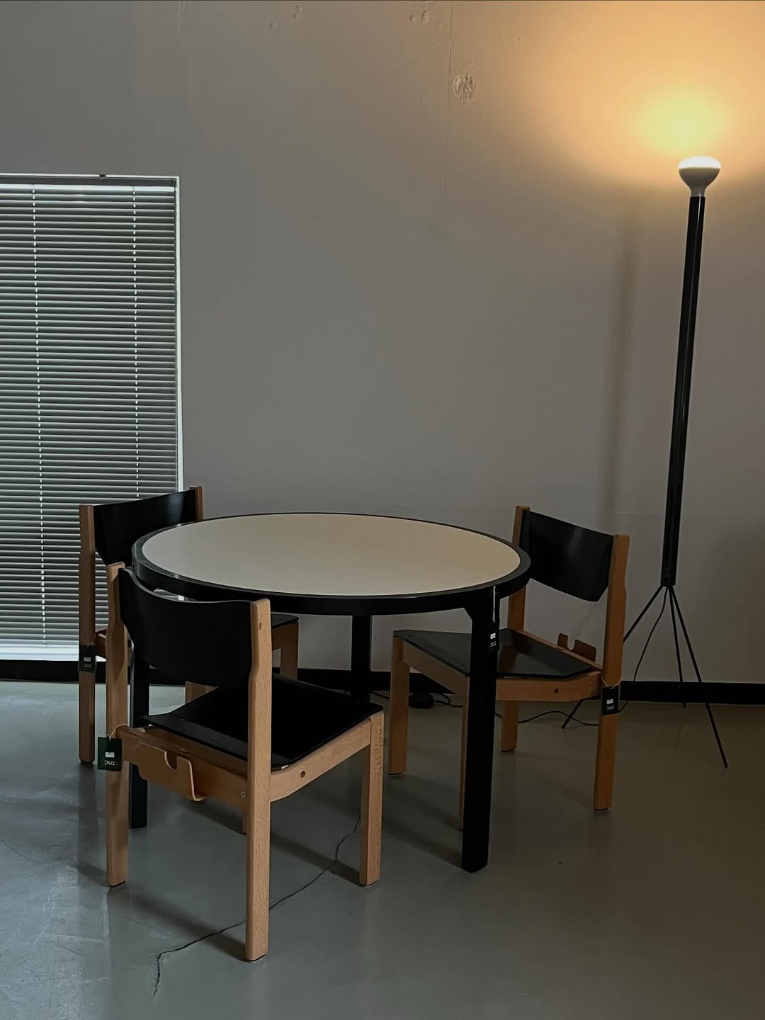 Photo by 2UC inc. on December 30, 2025. May be an image of table, lighting, dining table, indoors and text.