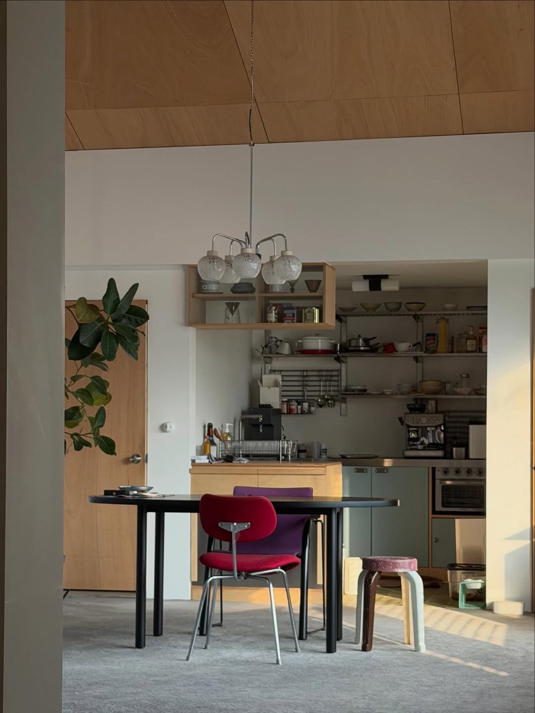 Photo by 2UC inc. on January 04, 2026. May be an image of armchair, dining table, kitchen table, indoors and text.