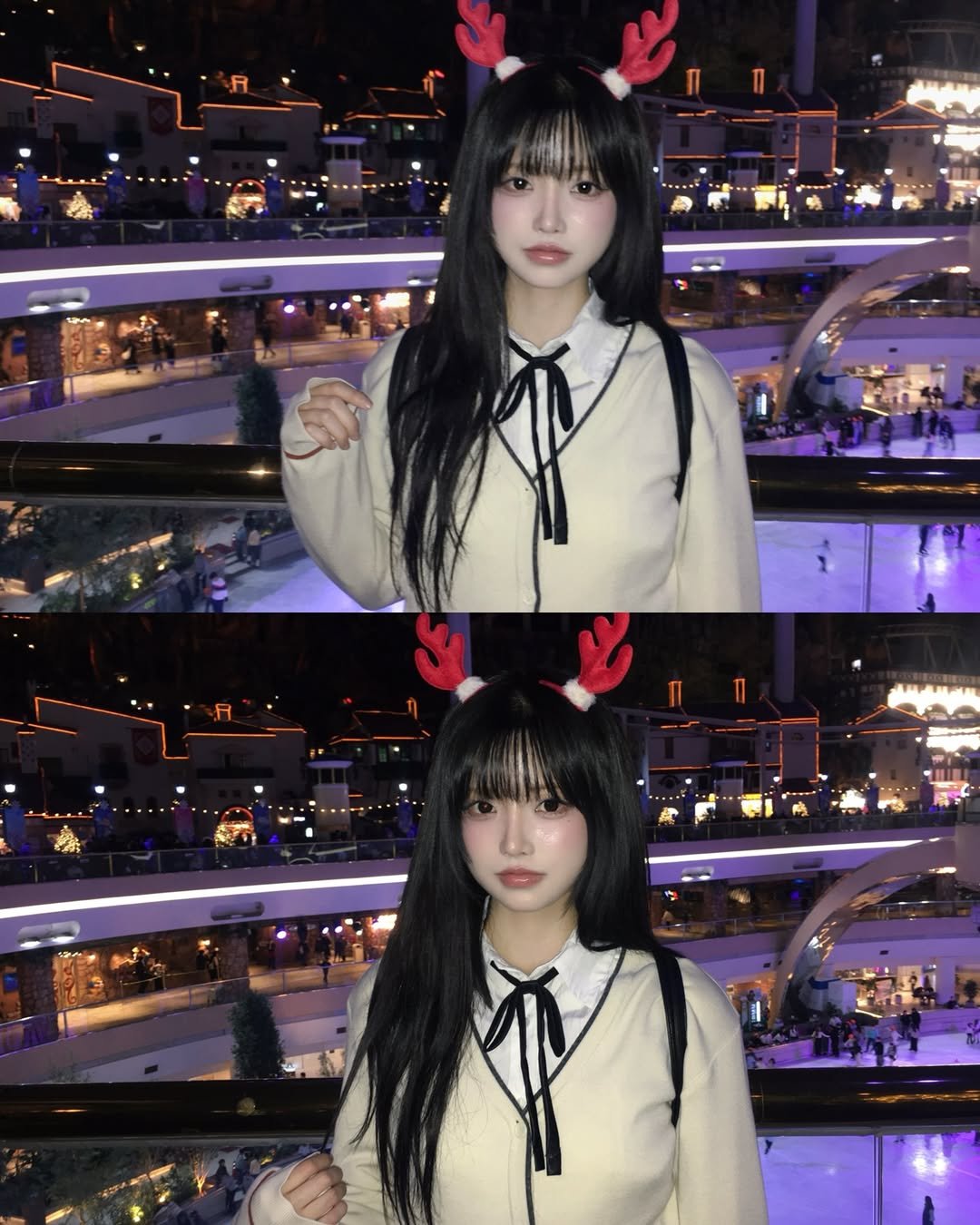 Photo by 강비 on December 07, 2025. May be an image of one or more people, hair, costume and text.