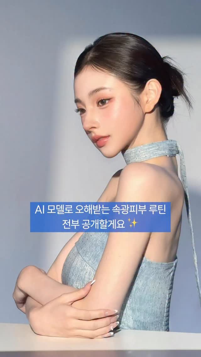 3eunji__ 게시물 이미지: <광고>
@irecipe_official 
AI 모델로 오해받는 속광 피부 루틴...
