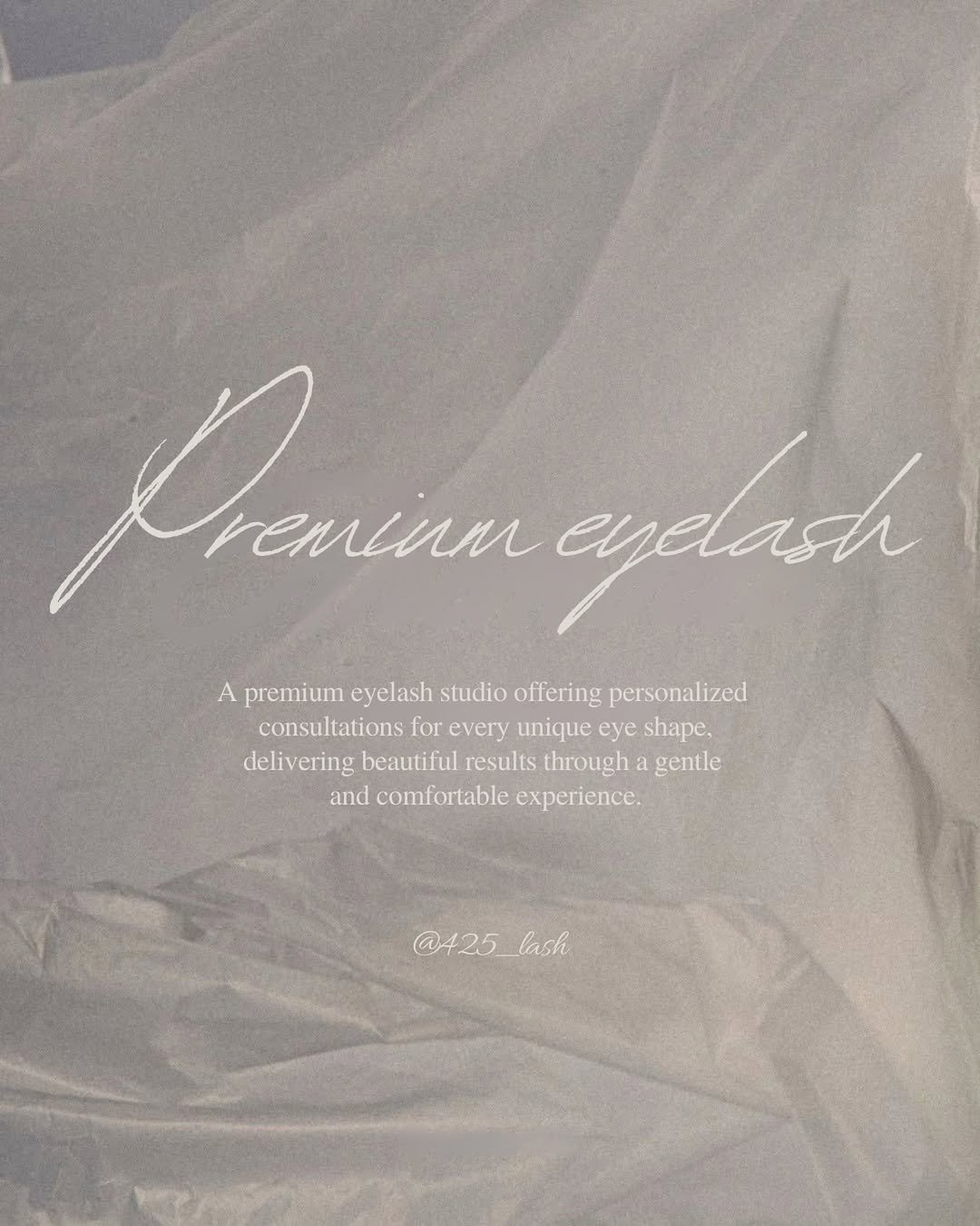 Photo by 속눈썹수강 수원속눈썹연장 인계동속눈썹 : 425뷰티 in 수원 인계동. May be an image of magazine, poster and text that says 'MceTbHbl reminn remeam ayelash A premium eyelash studio offering personalized consultations for every unique yc shape, delivering beautiful results through gentle and comfortable experience. @425 @425_lash lash'.