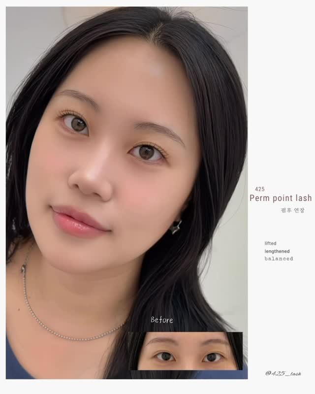 425_lash 게시물 이미지: 𝟒𝟐𝟓 𝐏𝐞𝐫𝐦 𝐩𝐨𝐢𝐧𝐭 𝐥𝐚𝐬𝐡
Before → After 🤍

처진 부분은...