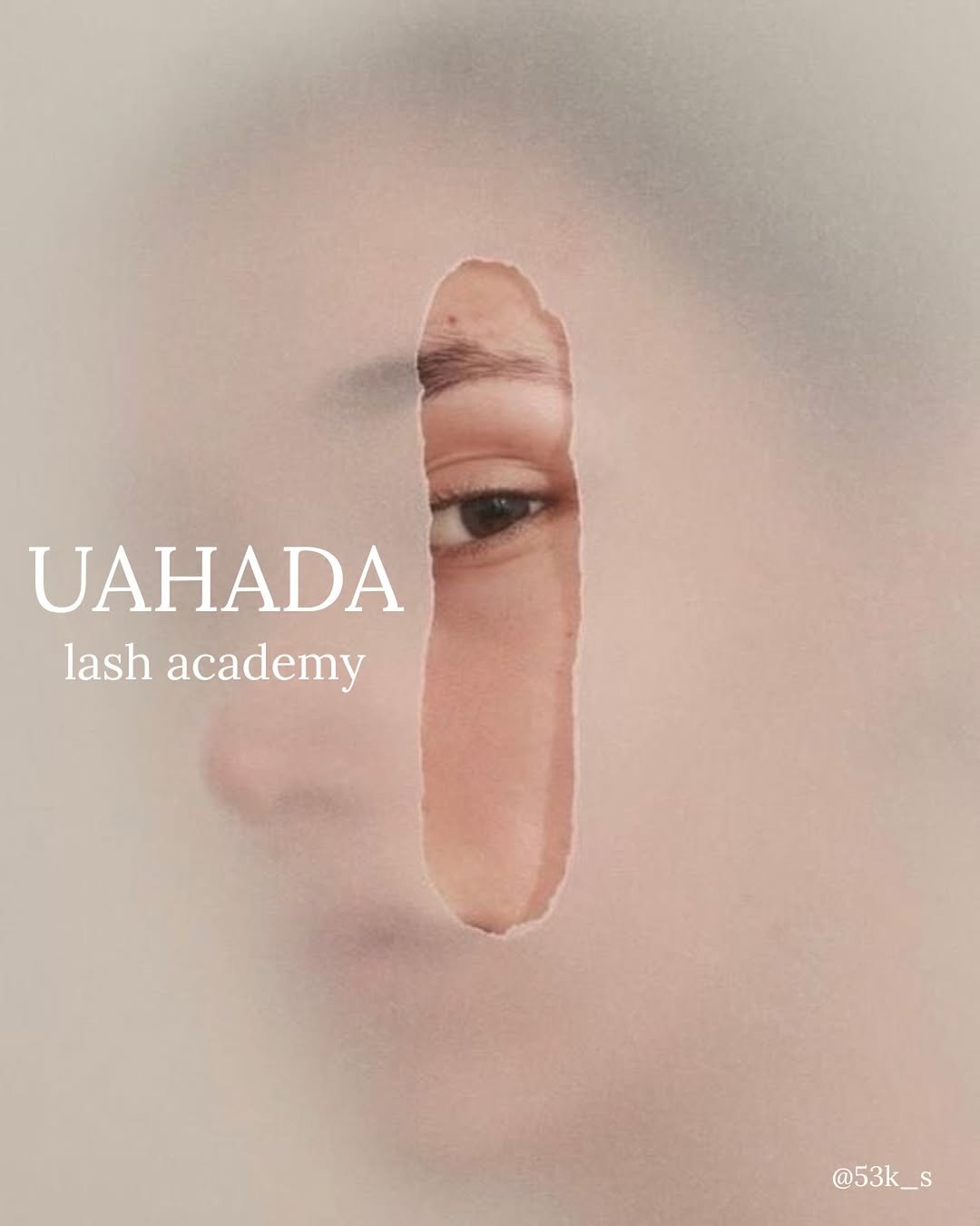 Photo by 속눈썹수강 속눈썹연장수강 광주속눈썹 디자인연장수강 광주속눈썹수강 우아하다 원장 on March 09, 2026. May be an image of poster, magazine and text that says 'UAHADA lash academy @53k_s'.