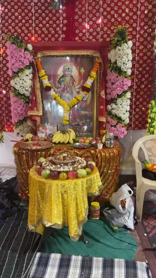 56_bhog_shaukeen 게시물 이미지: माता की चौकी ( जगराता) #56_bhog_shaukeen #post...
