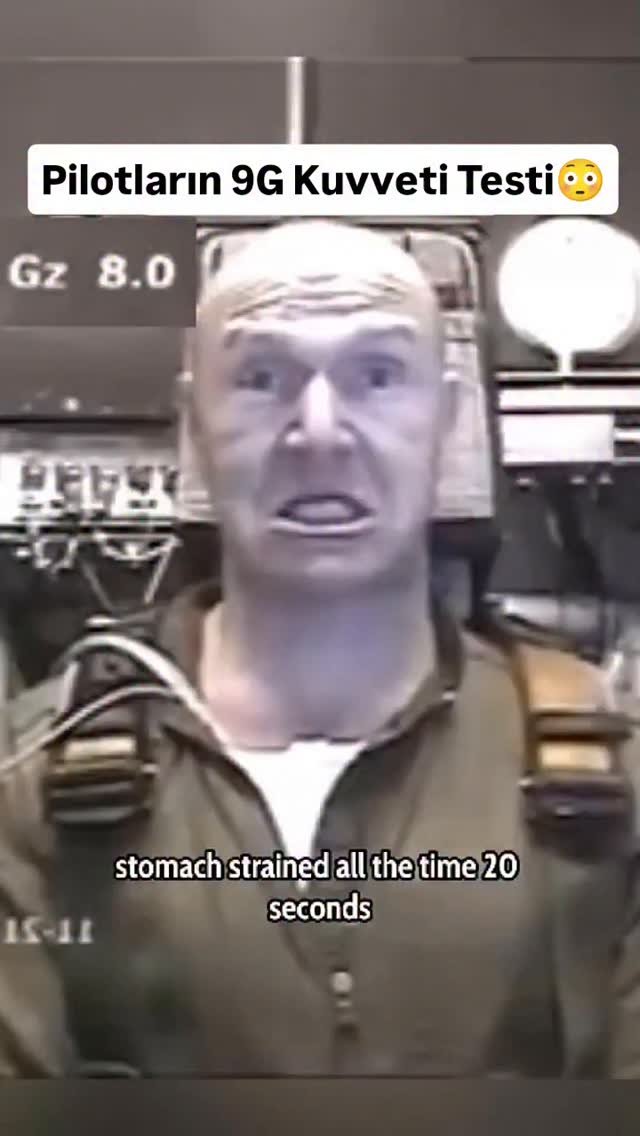 60saniyedebilimm 게시물 이미지: Pilotların 9G kuvvetine dayanma testleri…...