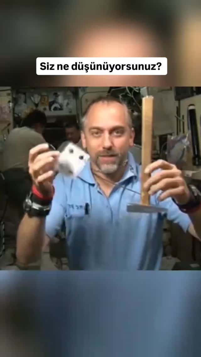 60saniyedebilimm 게시물 이미지: Uluslararası Uzay İstasyonu videolarını...