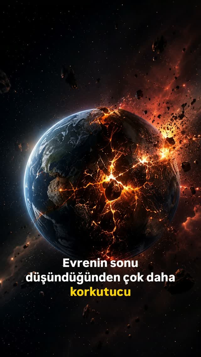 60saniyedebilimm 게시물 이미지: Evrenin sonu düşündüğünden çok daha korkutucu...