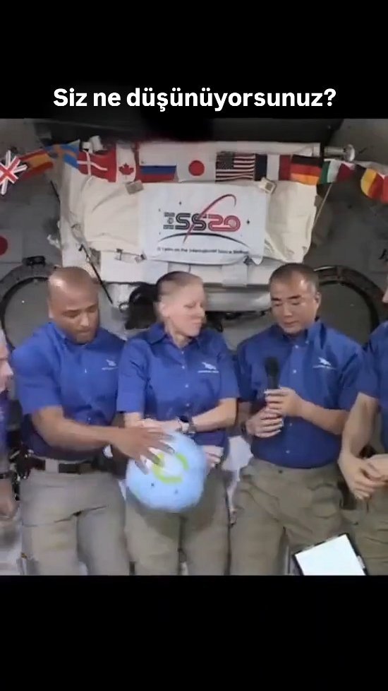 60saniyedebilimm 게시물 이미지: ISS (Uluslararası Uzay İstasyonu) videolarında...