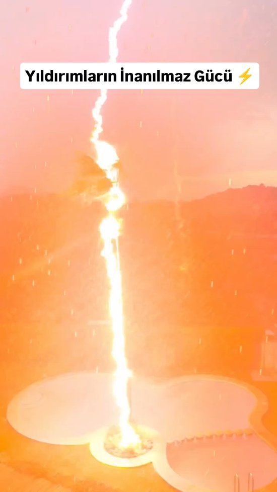 60saniyedebilimm 게시물 이미지: Yıldırımlar, atmosferin saniyeler içinde açığa...