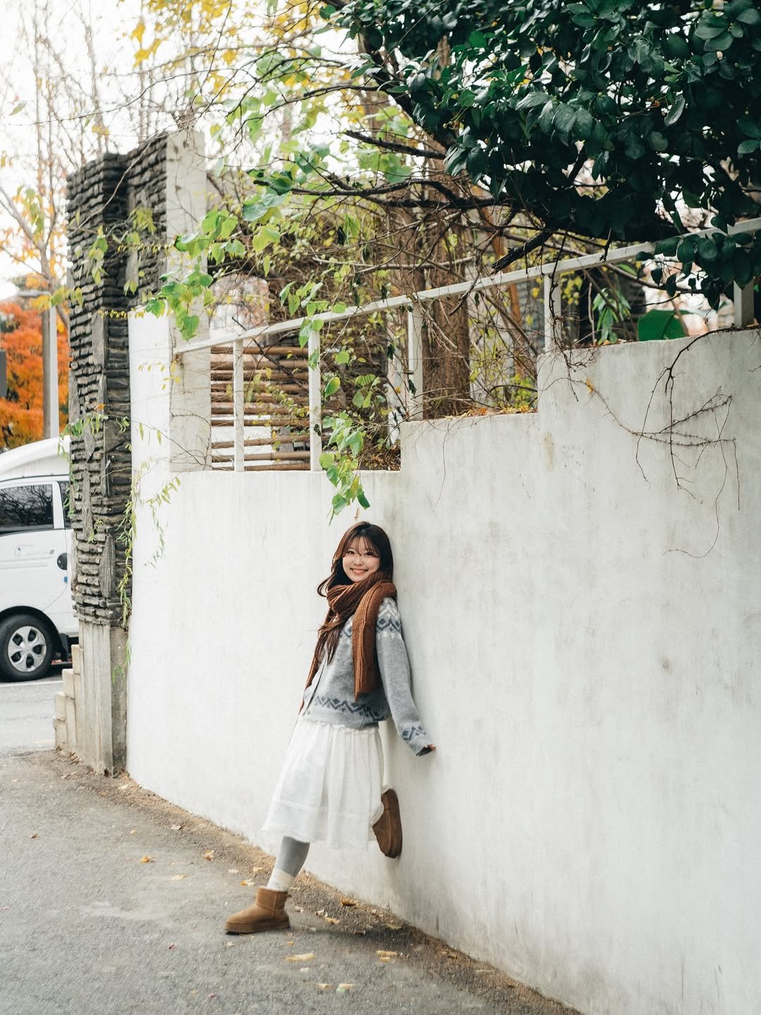 Photo shared by 나히 on December 05, 2025 tagging @on_do.film. May be an image of outerwear, street and text.