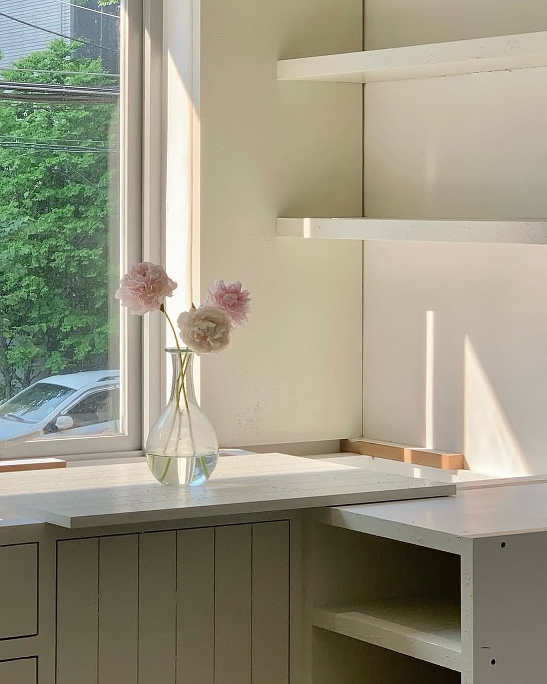 Photo by 나히 on September 08, 2025. May be an image of shelf, cabinet, indoors and text.
