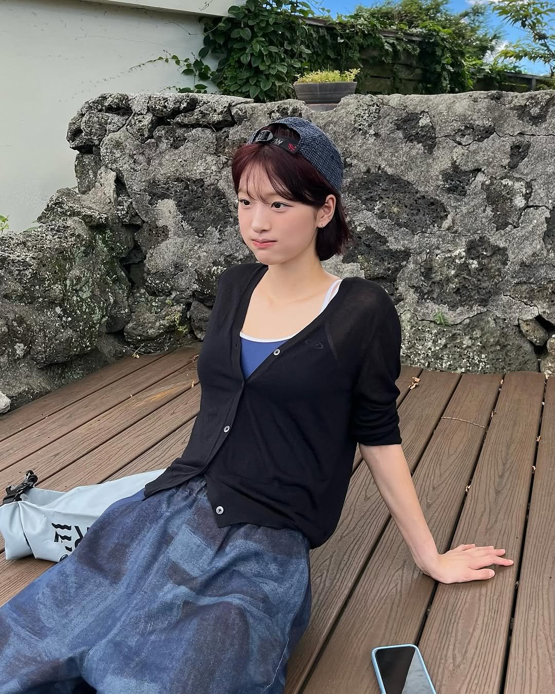 Photo by min on June 30, 2025. May be an image of 1 person, hair, outdoors and text.