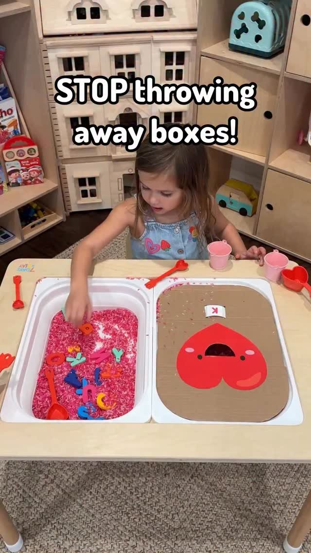 7daysofplay 게시물 이미지: Turned our recycling into a Valentine’s...