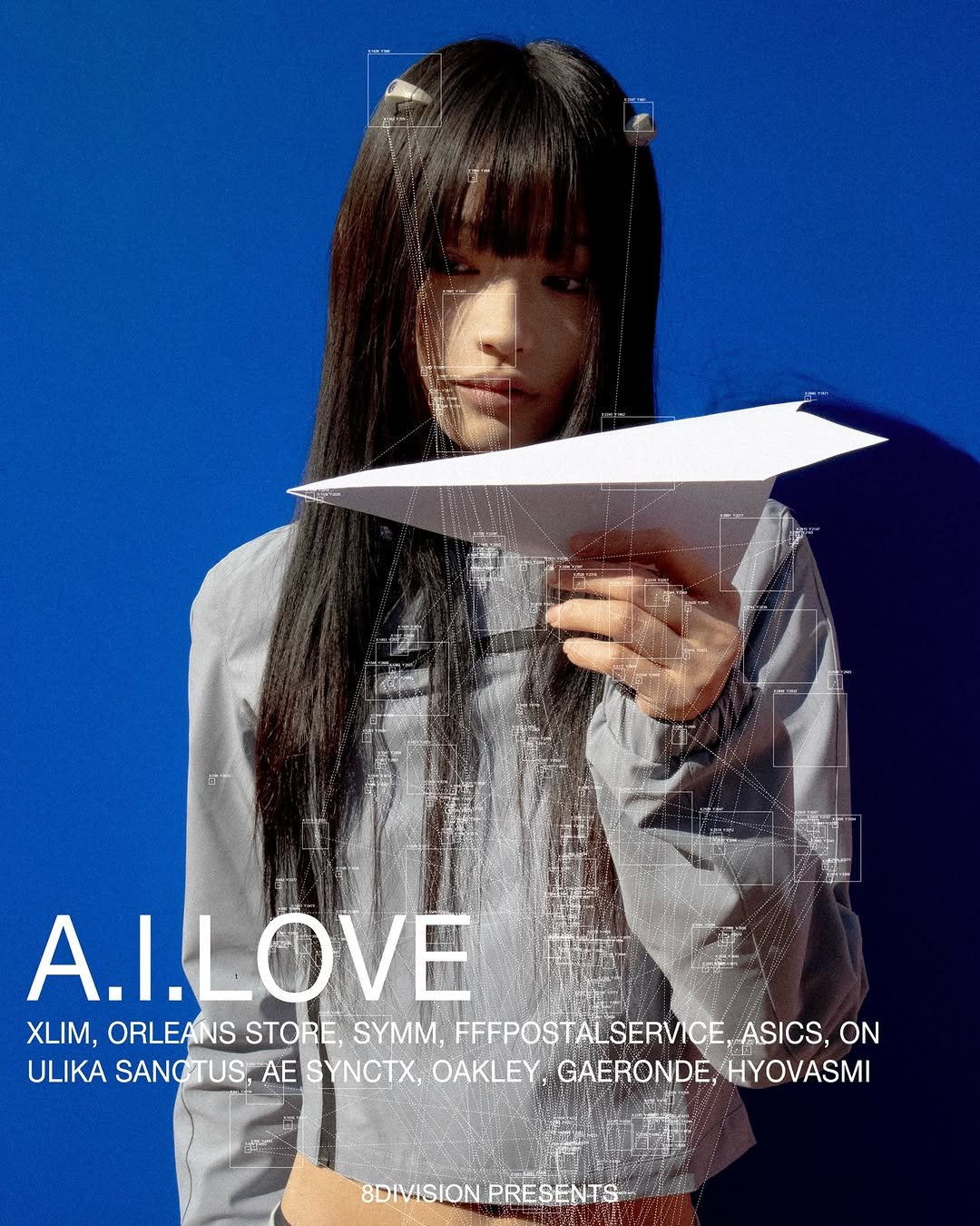 Photo by 8DIVISION on February 03, 2026. May be an image of magazine, poster and text that says 'A.I.LOVE XLIM, ORLEANS STORE, SYMM, FFFPOSTALSERVICE, YMM,FFFPOSTALSERMCE,ASICS, SERVICE ASICS, ON FFFPOSTAI ULIKA SANCTUS, AE SYNCTX, OAKLEY, GAERONDE, 8DIVISION.PRESENTS 8DIVISION PRESENTS'.