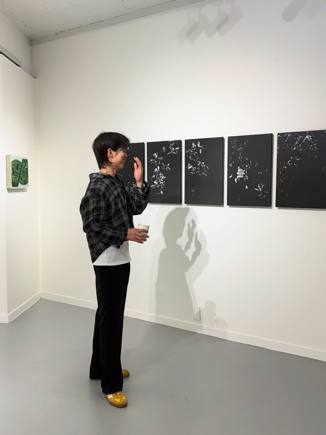 Photo by 대구레이어드펌 전문 태상 on July 16, 2025. May be a black-and-white image of standing.