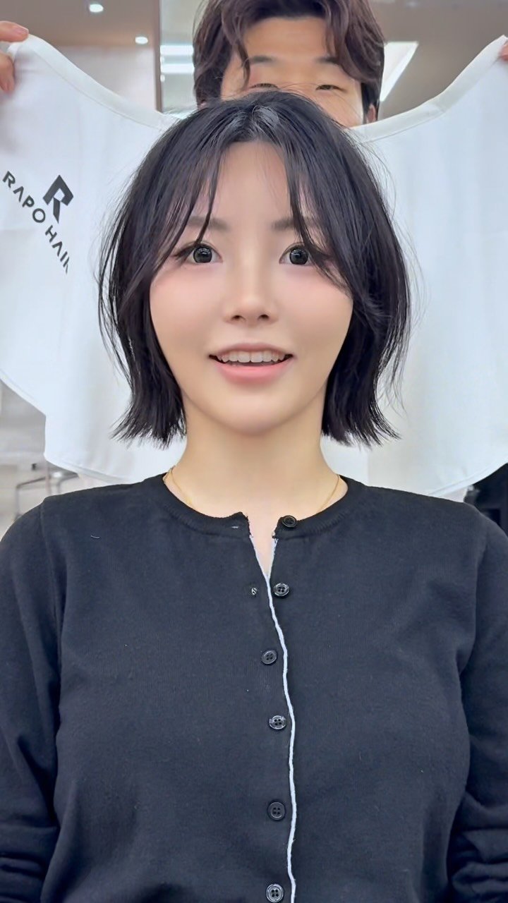 92sang_ 게시물 이미지: 단발머리에 가벼운 텍스쳐와 끝이 세련되게 표현되는 실루엣을 쉽게 표현하기 위한...
