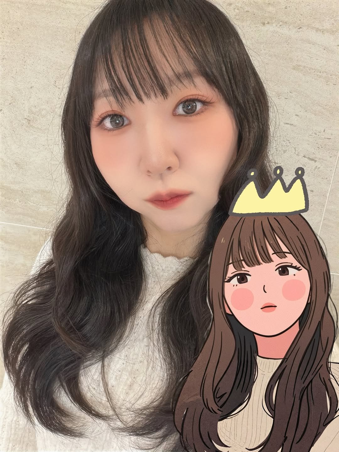 Photo by 남쪽구슬 | 키작녀 패션 데일리룩 | 똥손 뷰티 모공부자 on January 10, 2026. May be a cartoon of one or more people, hair and text.