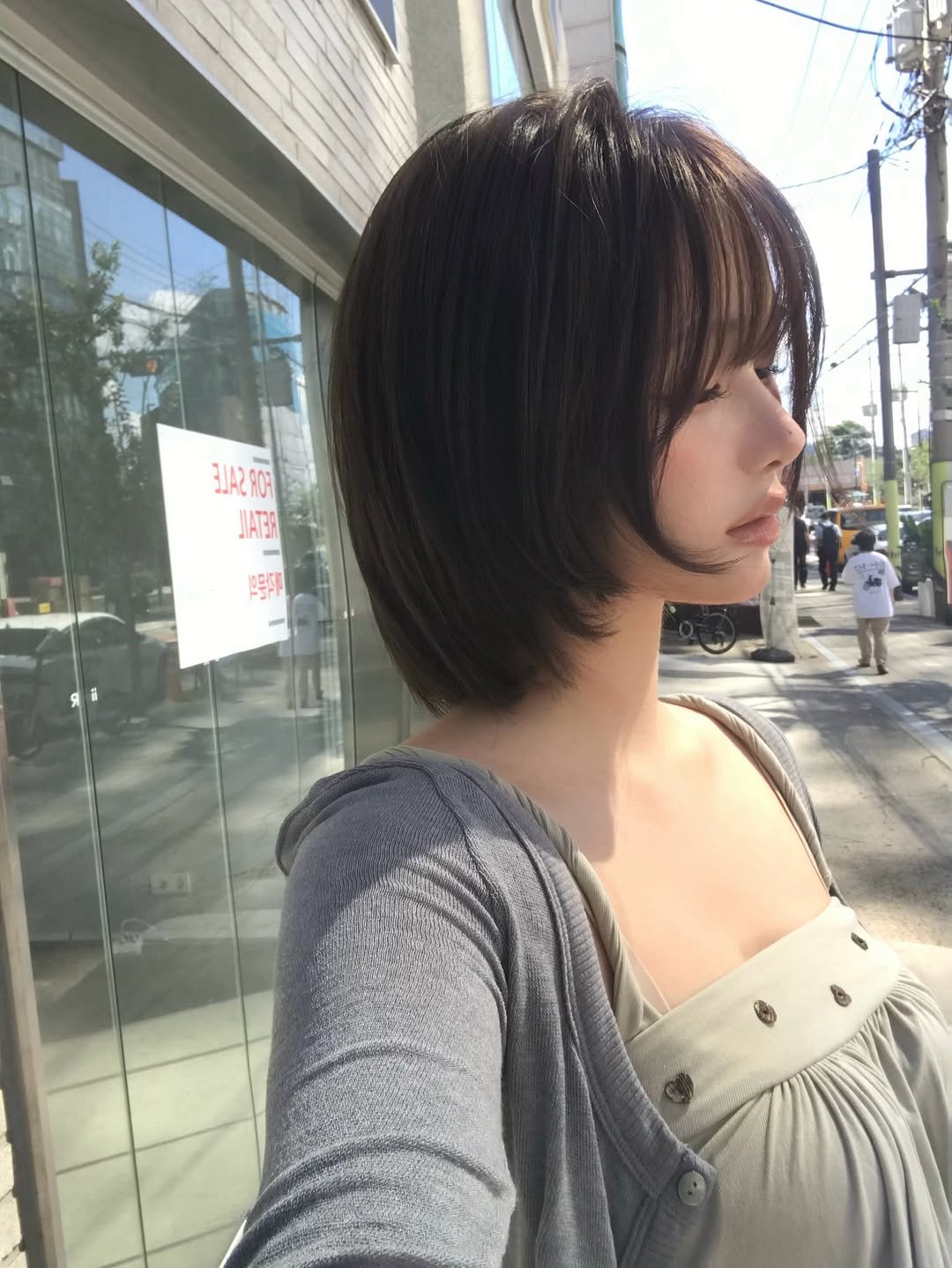 Bykeoe 게시물 이미지: 머리를 가만히 못냅두 =_=