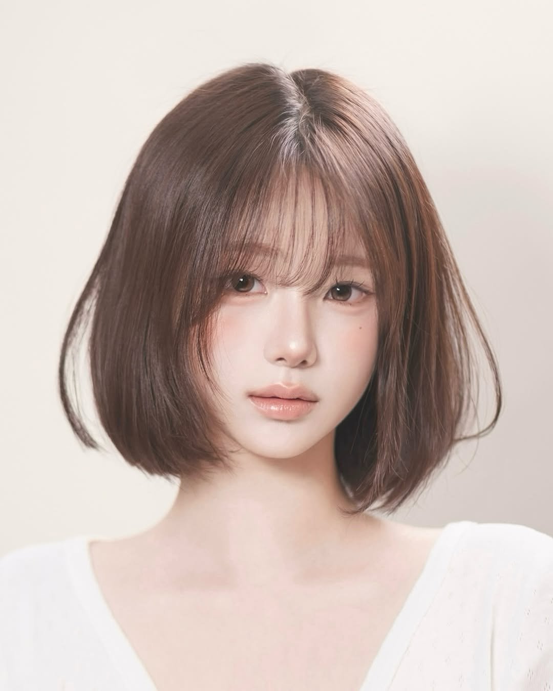 Photo by 백여경 on November 20, 2025. May be an image of one or more people, bangs, braids and text.