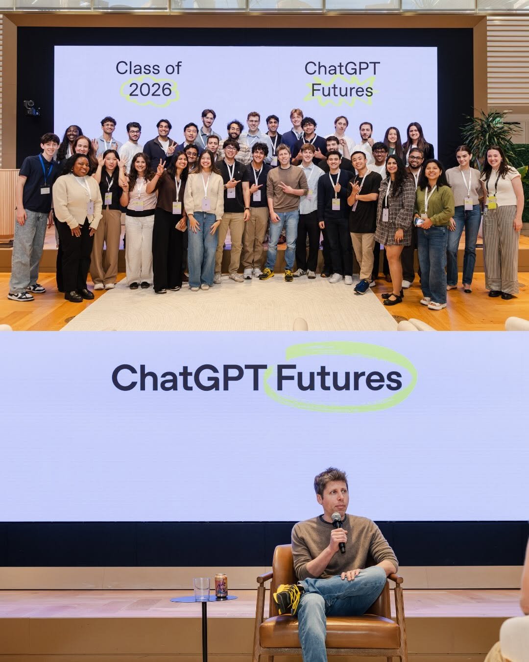 ChatGPT 게시물 이미지: Today, we brought together the inaugural...