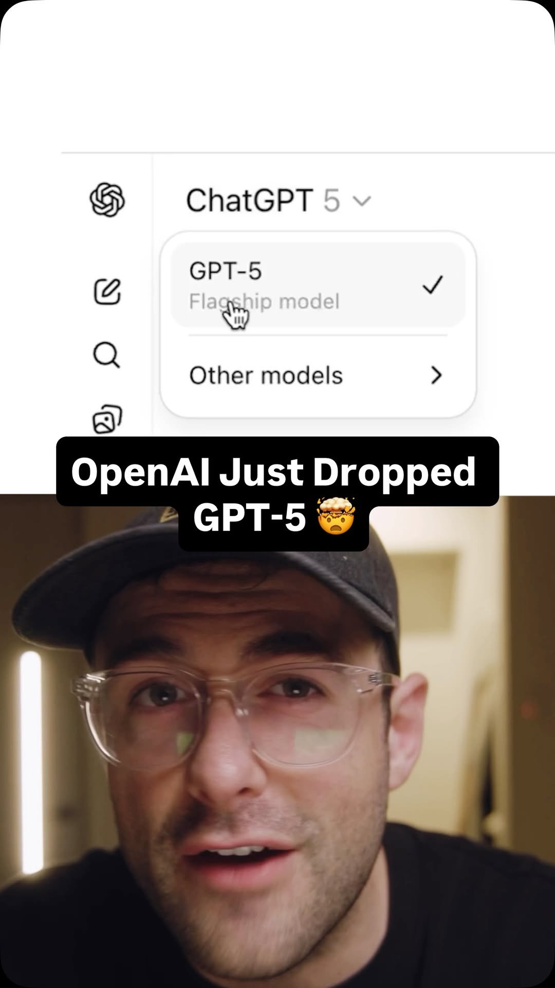 ChatGPT 게시물 이미지: OpenAI just dropped GPT-5… 

And this is the...