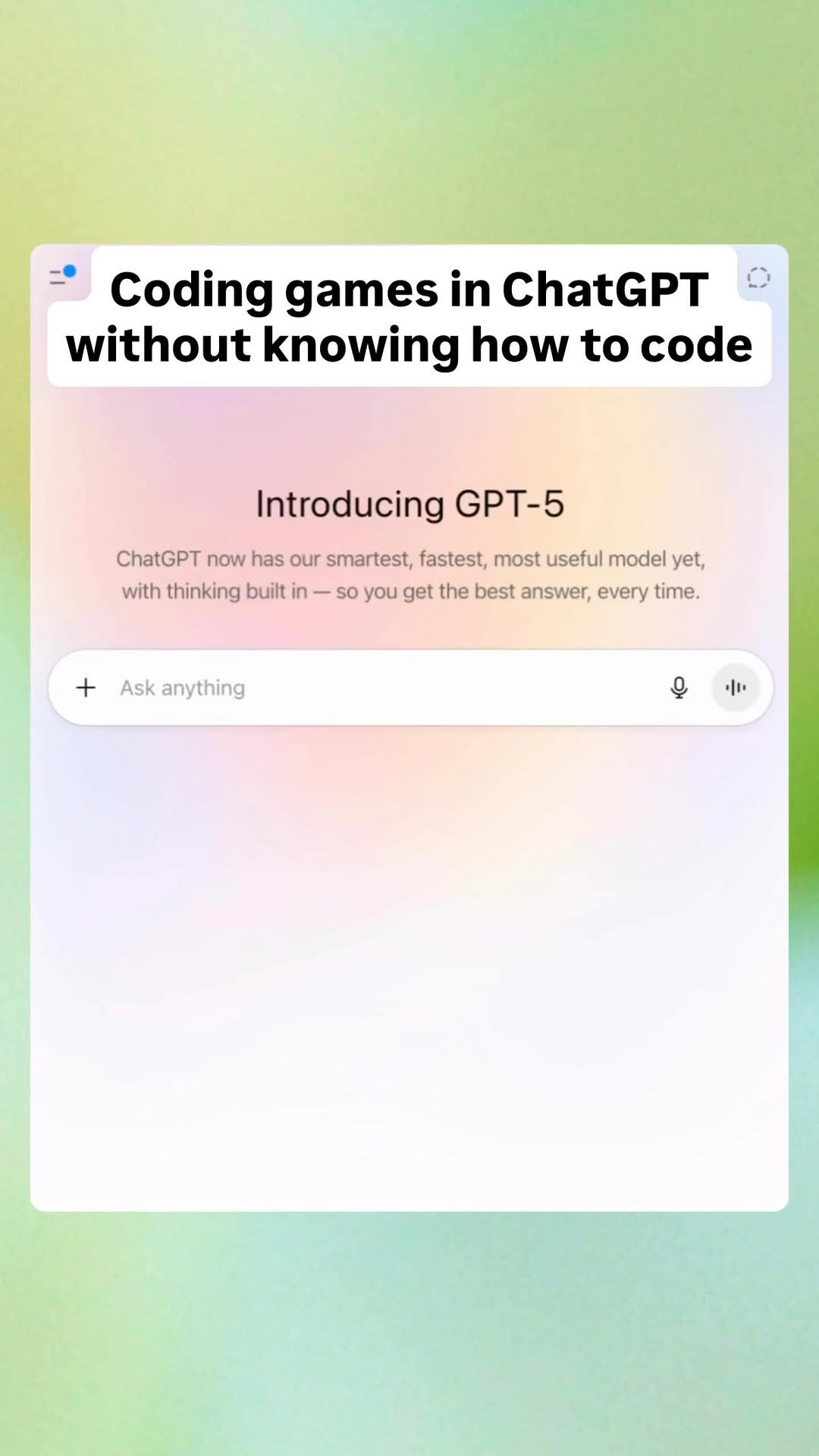 ChatGPT 게시물 이미지: Look ma, I’m coding! 

Just ask ChatGPT to...