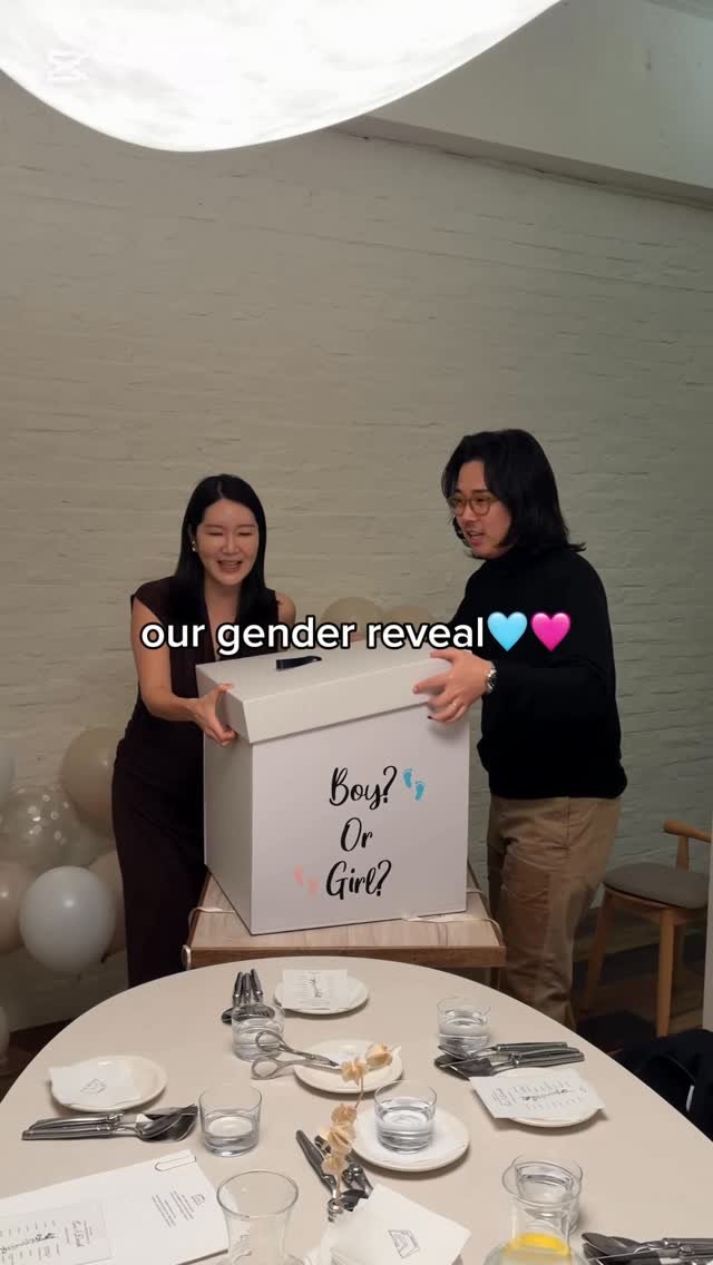 Euniunni 게시물 이미지: our gender reveal🩵🩷so grateful!...