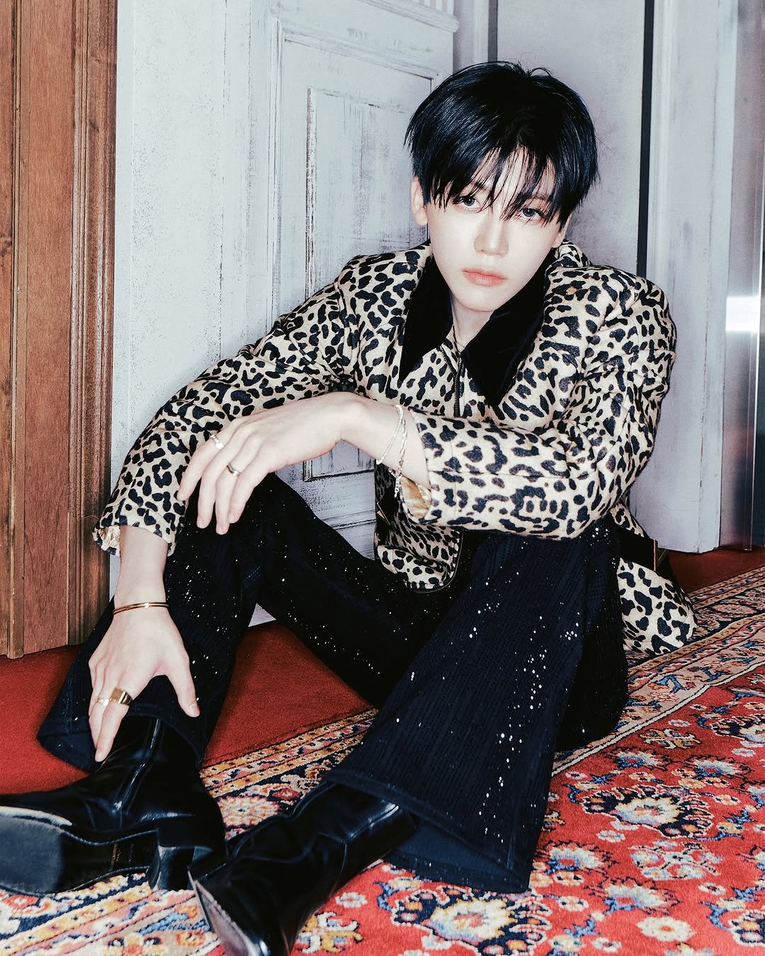 Photo shared by SM Entertainment Group on February 20, 2026 tagging @nct, and @na.jaemin0813. May be an image of one or more people, bangs, bolo tie, top and text.