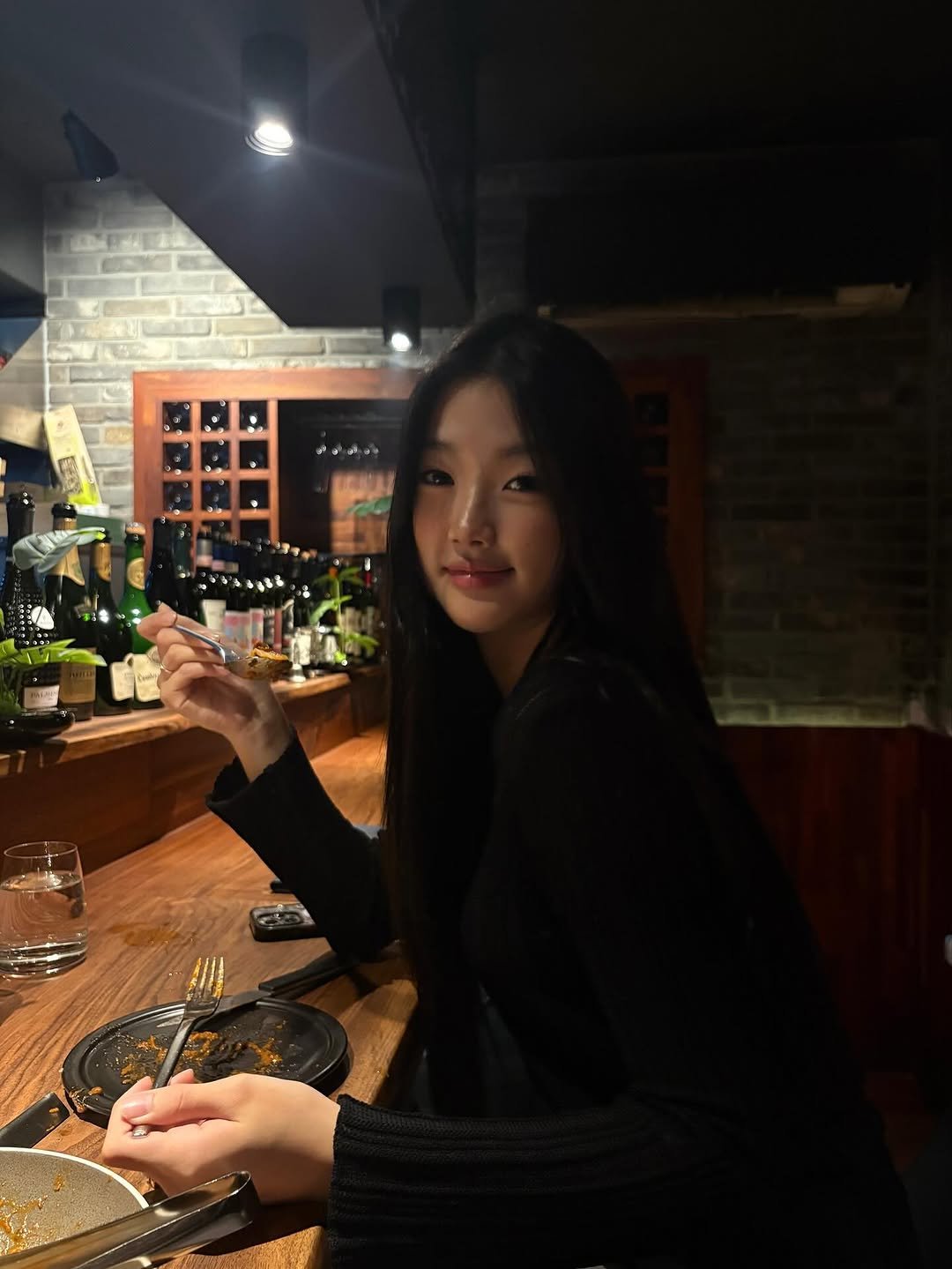 Photo by Julie 시연 on October 22, 2025. May be an image of alcohol, wine bottle and text.