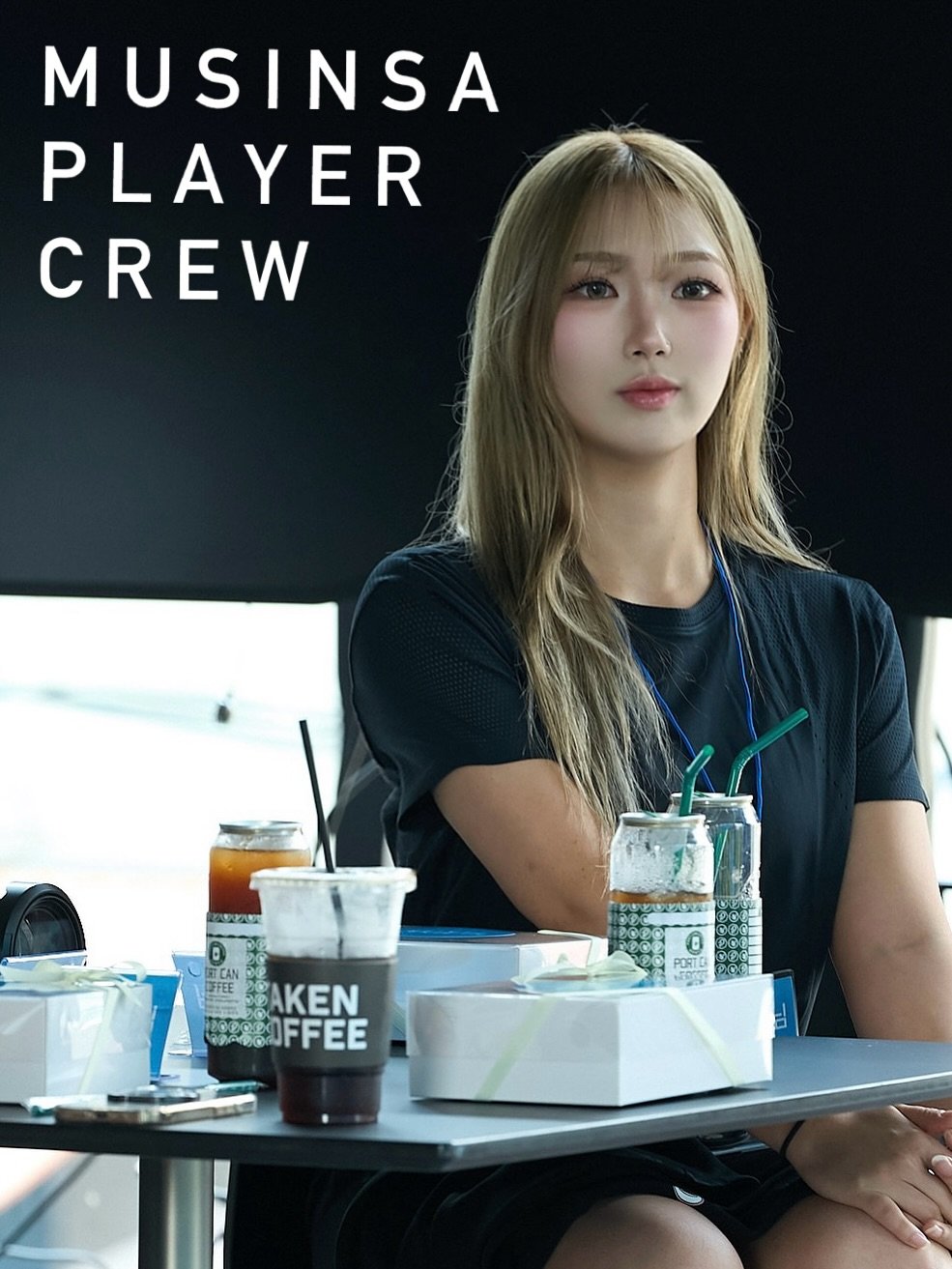 Photo shared by 희수 on September 27, 2025 tagging @musinsa_player. May be an image of 1 person and text.