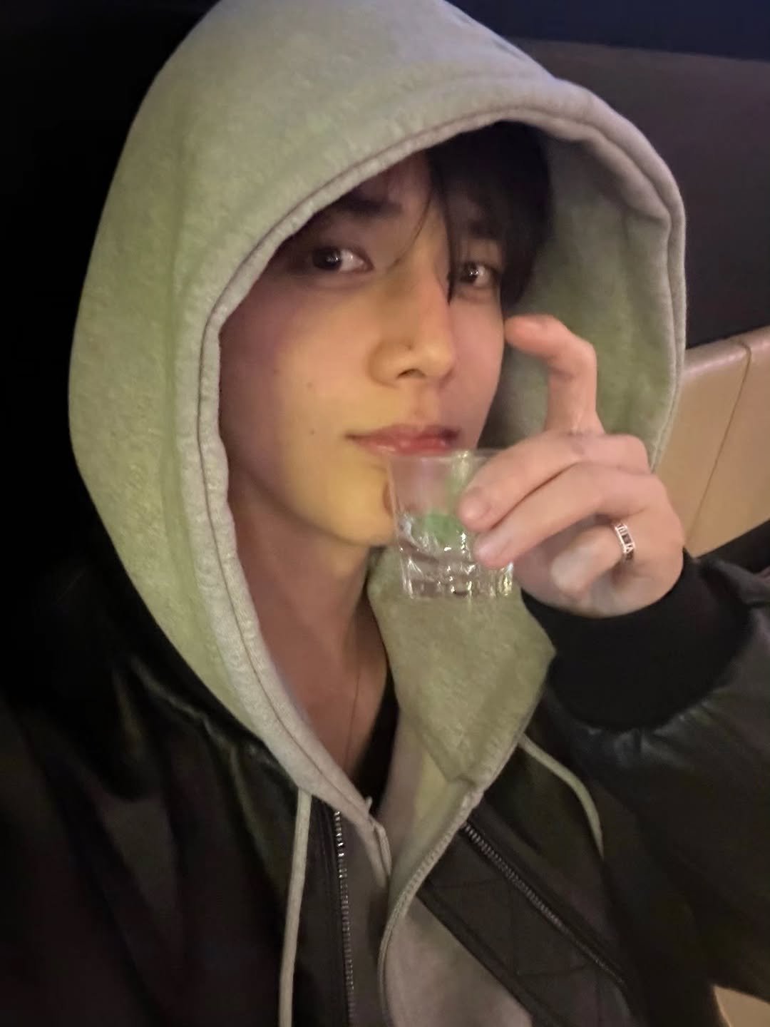 Photo by The boyz YH on March 08, 2026. May be an image of one or more people, bangs, drink and text.